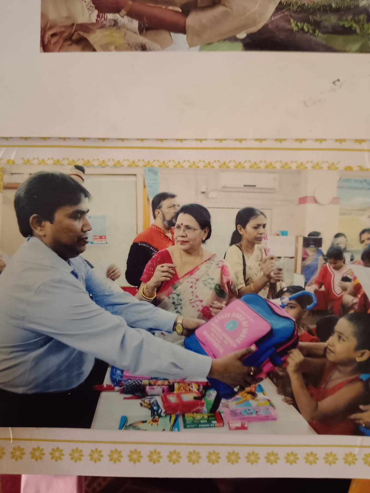School bag distribution